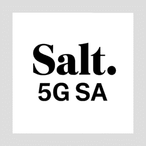 Logo de Salt avec 5G SA
