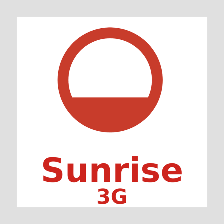 Sunrise 3G logo