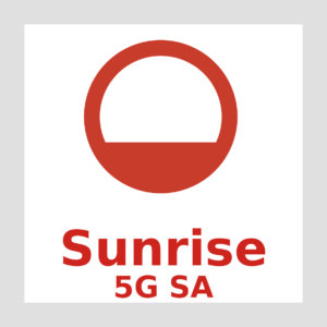 Sunrise 5G SA logo