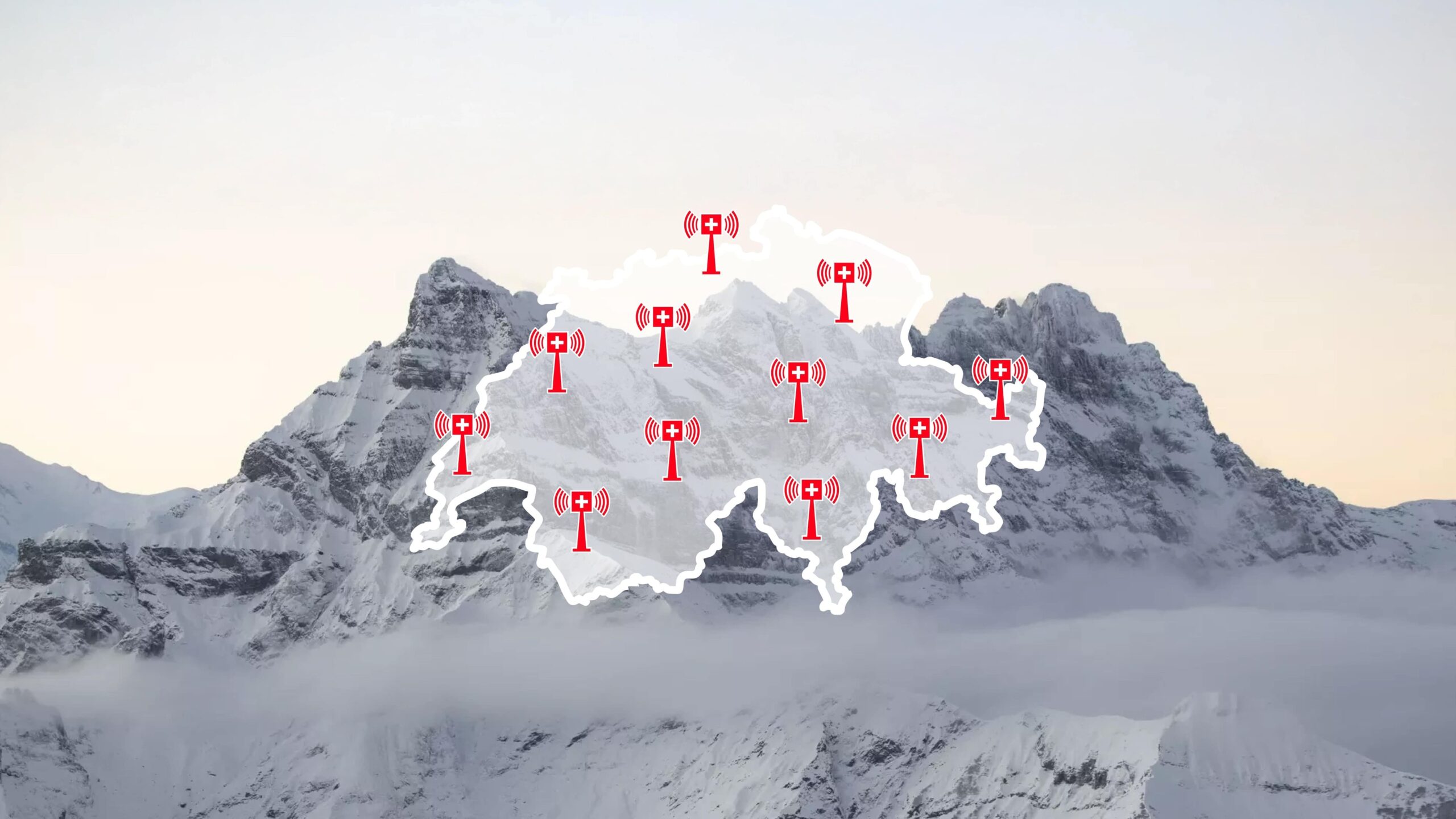 Image d'accueil CARTE ANTENNE SUISSE