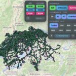 Cela montre les options qu'on peut choisir sur la carte des antennes.